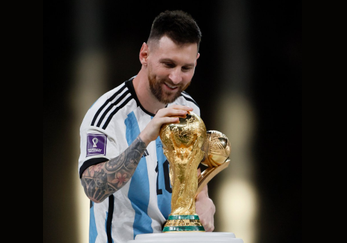 Messi foi o melhor jogador da Copa